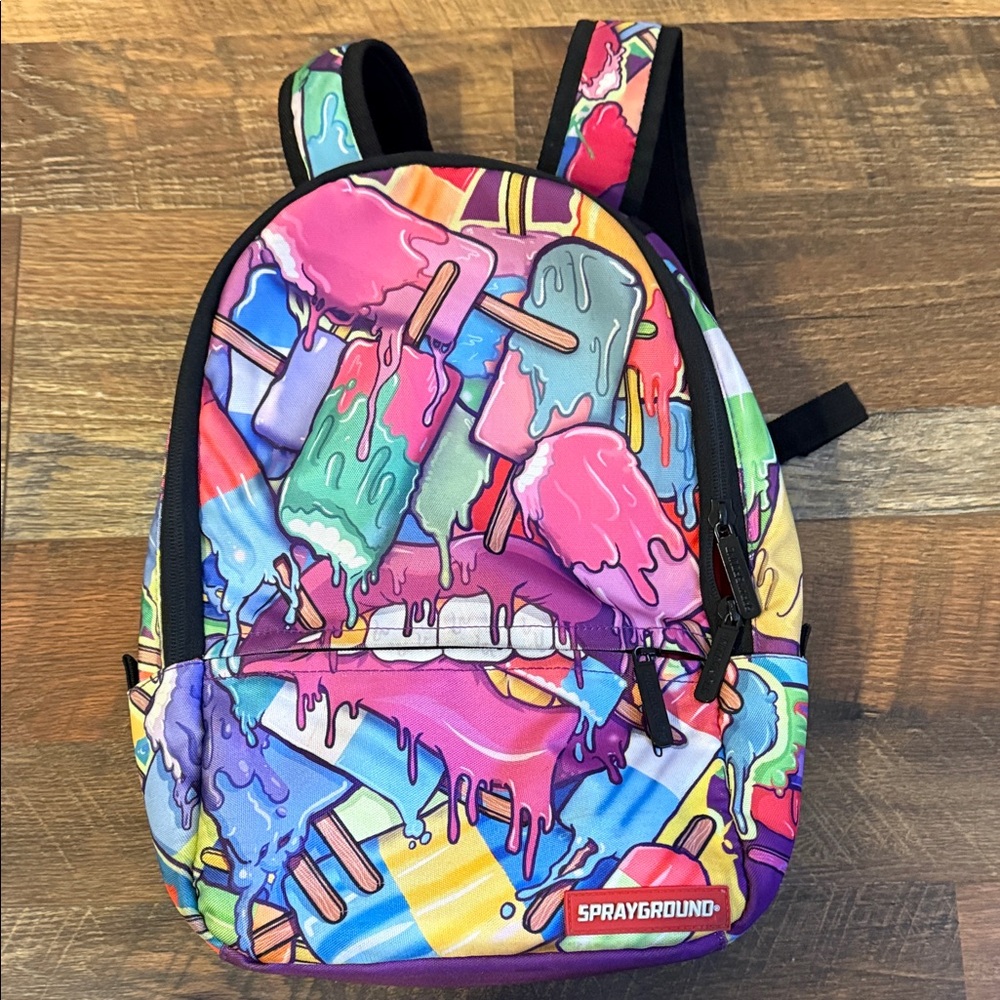 Sprayground Popsicle Drip Kids Backpack - Pink, Blue, Green, Yellow